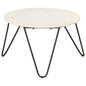 Real stone white marble texture coffee table 40x40x35 cm