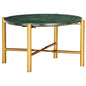Real stone white marble texture coffee table 40x40x35 cm