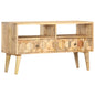 Mueble para TV madera maciza de mango 90x30x50 cm
