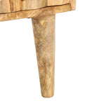 Mueble para TV madera maciza de mango 90x30x50 cm