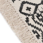 Alfombra de algodón Kilim estampado multicolor 120x180 cm