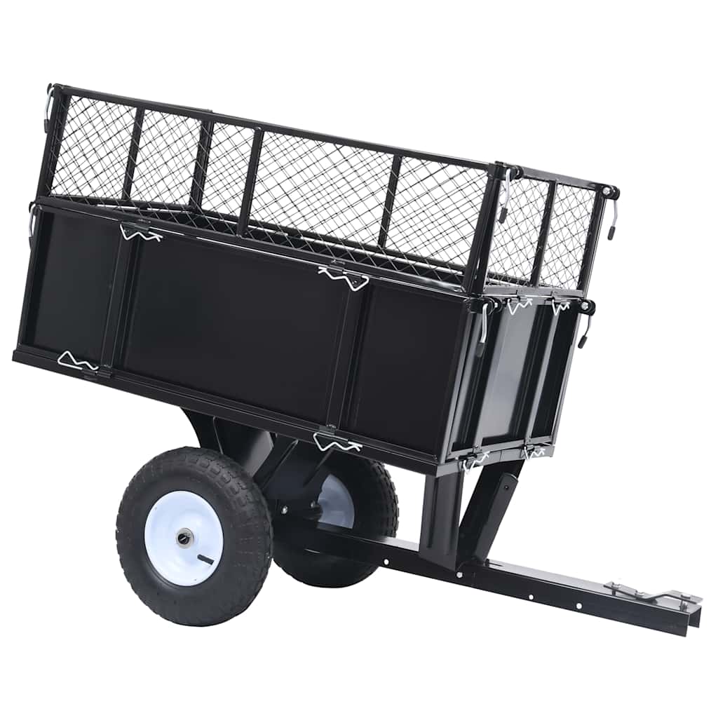 Carro remolque inclinable de cortacésped carga de 150 kg