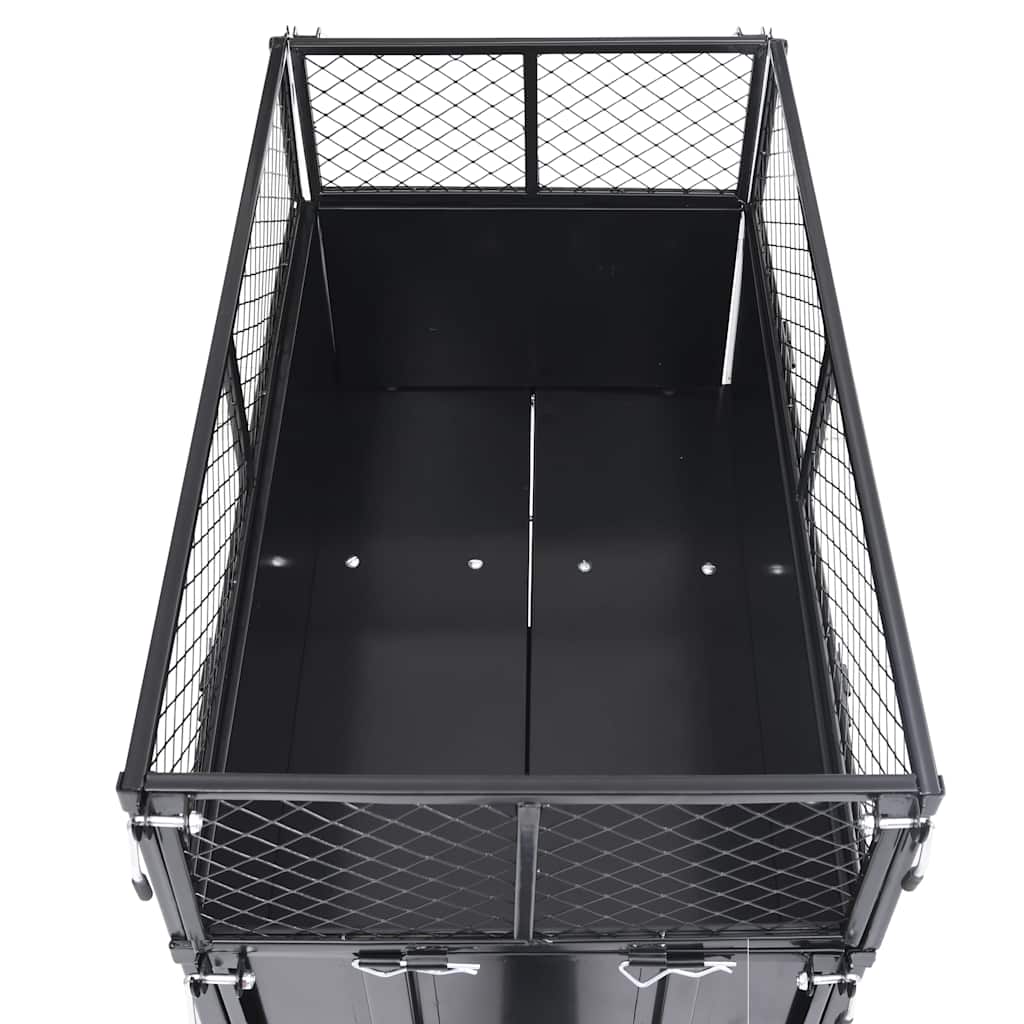 Carro remolque inclinable de cortacésped carga de 150 kg