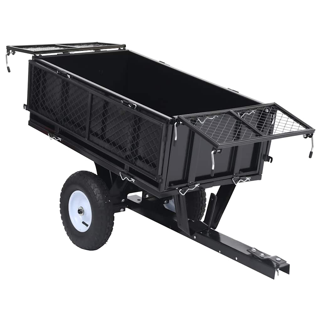 Carro remolque inclinable de cortacésped carga de 150 kg