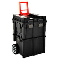 Maleta trolley para herramientas con mango 45x36x90 cm