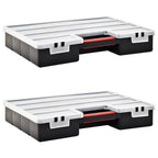 Caja compartimentos 2 uds divisores plástico 460x325x80 mm