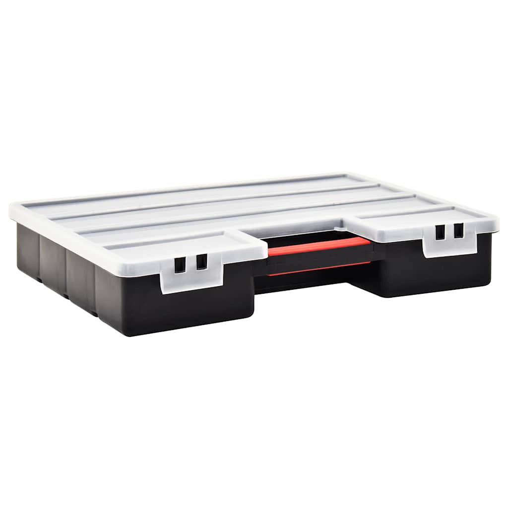 Caja compartimentos 2 uds divisores plástico 460x325x80 mm