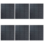 Kit de cajas de almacenaje 96 piezas con paneles de pared azul