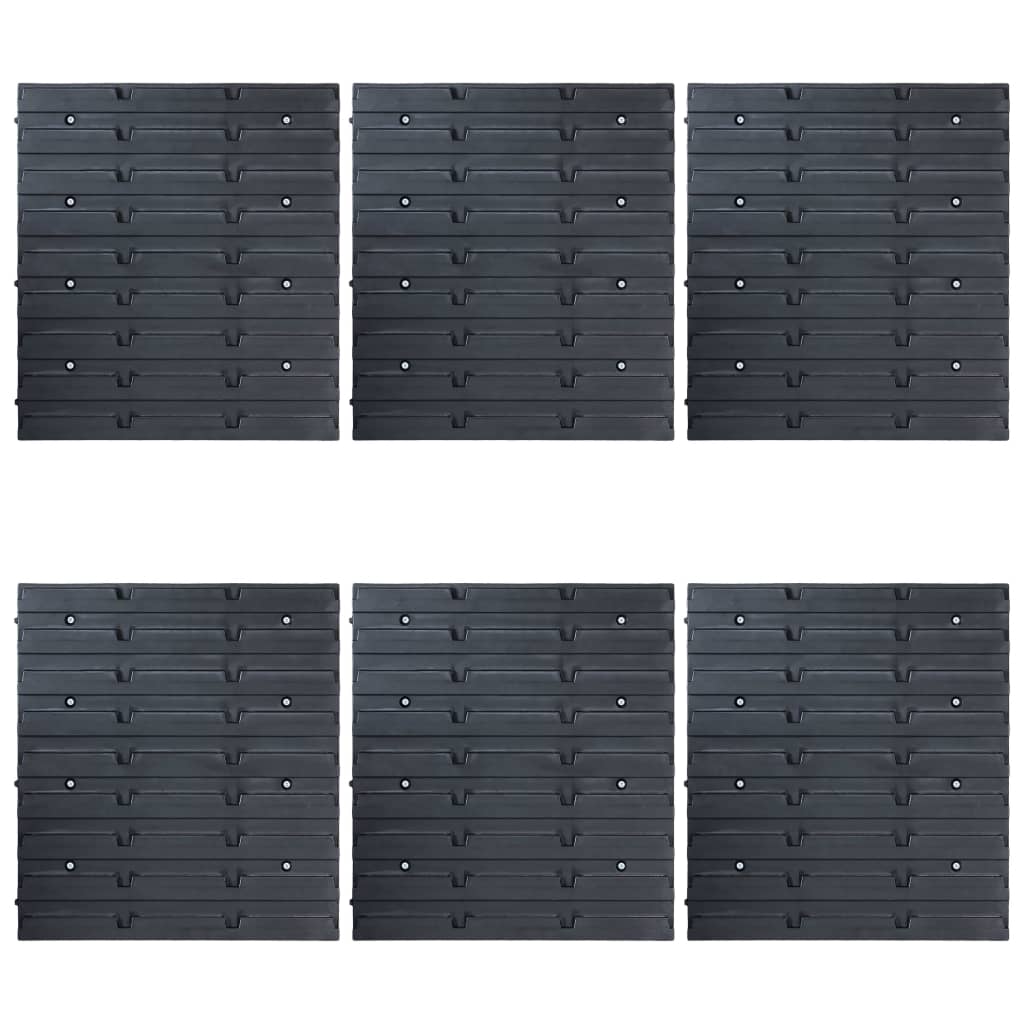 Kit de cajas de almacenaje 96 piezas con paneles de pared azul