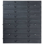 Kit de cajas de almacenaje 96 piezas con paneles de pared azul