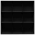 Estantería madera de ingeniería negro 98x29x97,5 cm