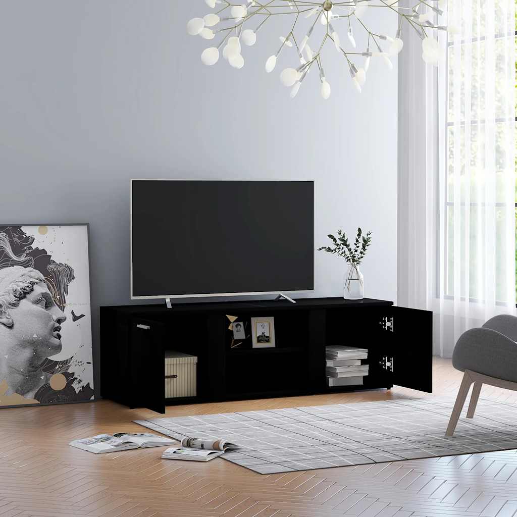 Móvel TV contraplacado branco 120x34x37 cm