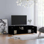 Mueble de TV madera contrachapada blanco 120x34x37 cm