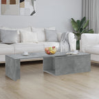 Mesa de centro madera contrachapada blanco 100x60x42 cm