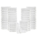Toallas de cortesía 50 uds algodón blanco 350 g/m² 30x30 cm