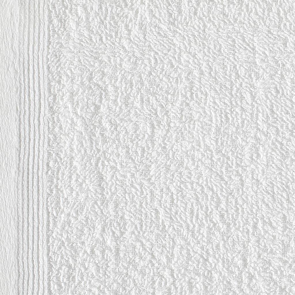Toallas de cortesía 50 uds algodón blanco 350 g/m² 30x30 cm