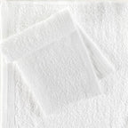 Toallas de cortesía 50 uds algodón blanco 350 g/m² 30x30 cm