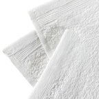 Toallas de cortesía 50 uds algodón blanco 350 g/m² 30x30 cm