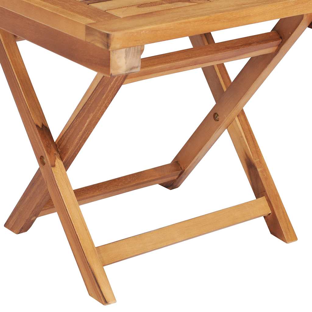 Tumbonas 2 uds con mesa madera maciza de teca