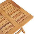 Tumbonas 2 uds con mesa madera maciza de teca