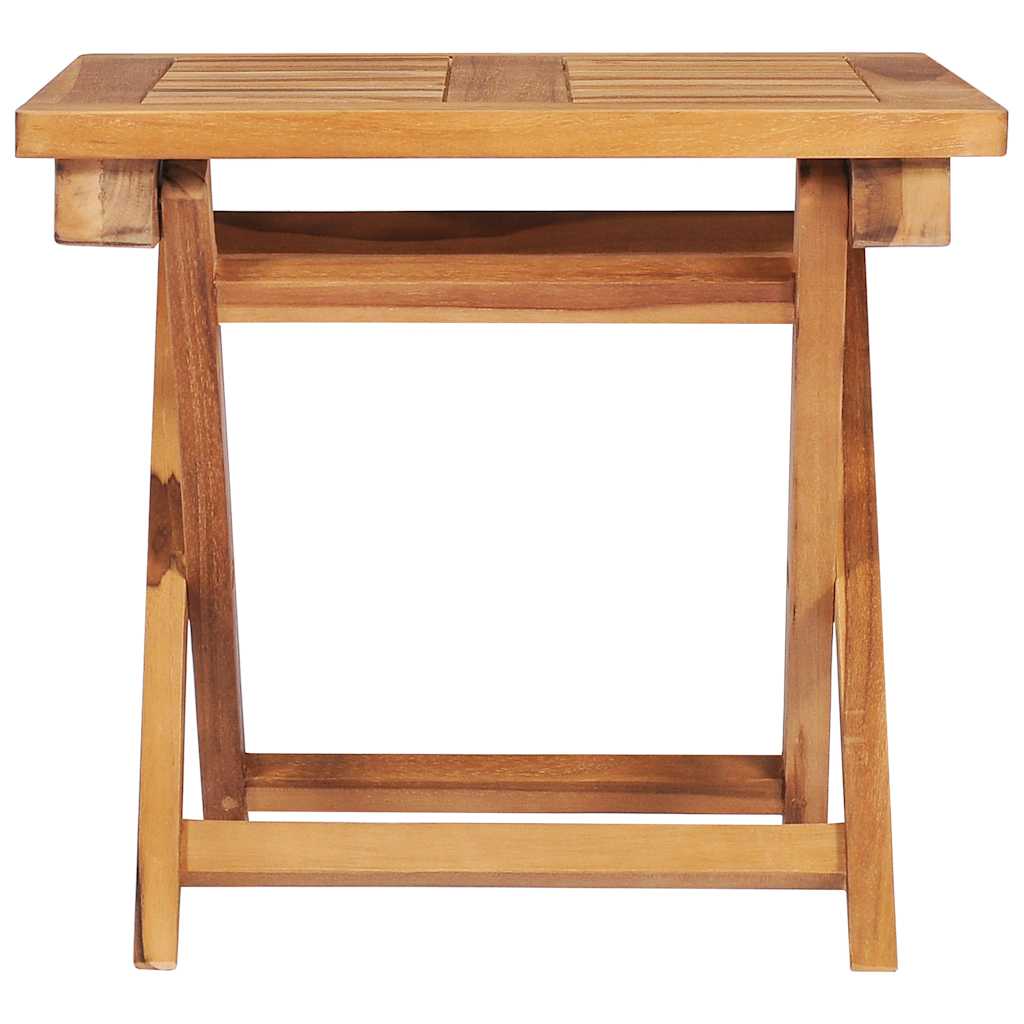 Tumbonas 2 uds con mesa madera maciza de teca