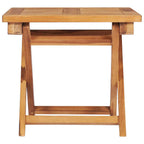 Tumbonas 2 uds con mesa madera maciza de teca