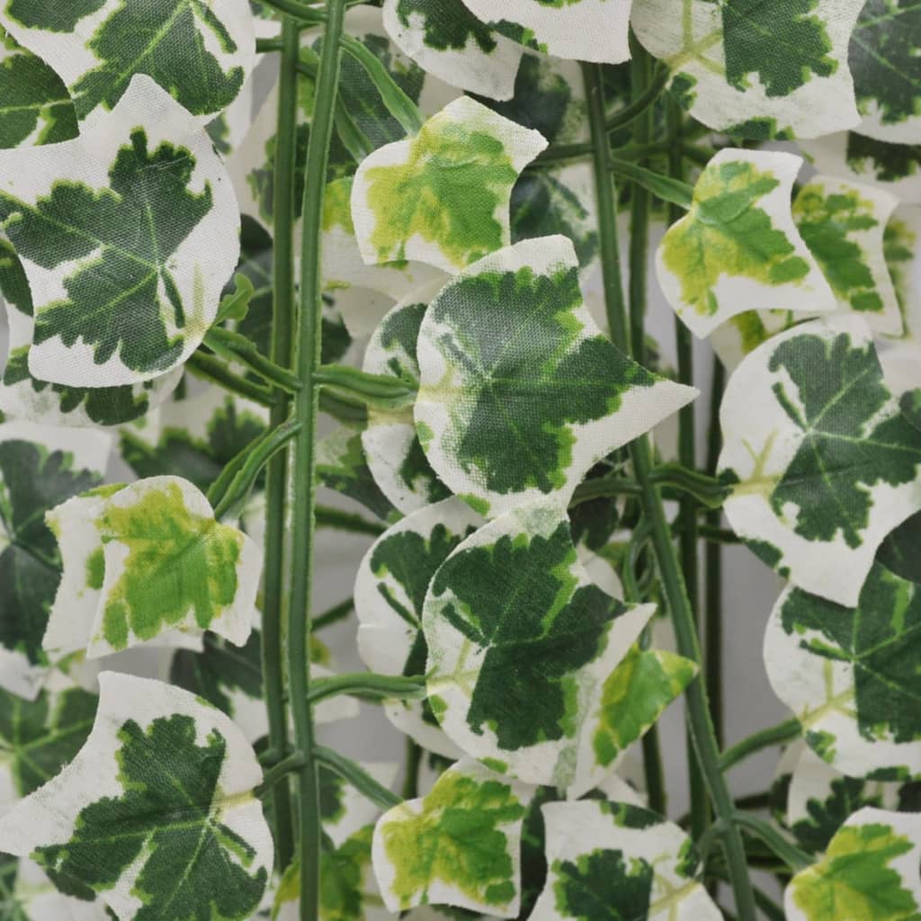 Plantas artificiales de hiedra 4 unidades multicolor 90 cm