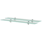 Estante flotante de cristal 100x10 cm 8 mm