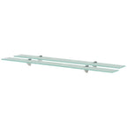 Estante flotante de cristal 100x10 cm 8 mm