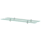 Estante flotante de cristal 100x10 cm 8 mm