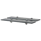 Estante flotante de cristal 100x10 cm 8 mm