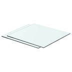 Estantes 2 unidades panel de vidrio transparente 100x12 cm