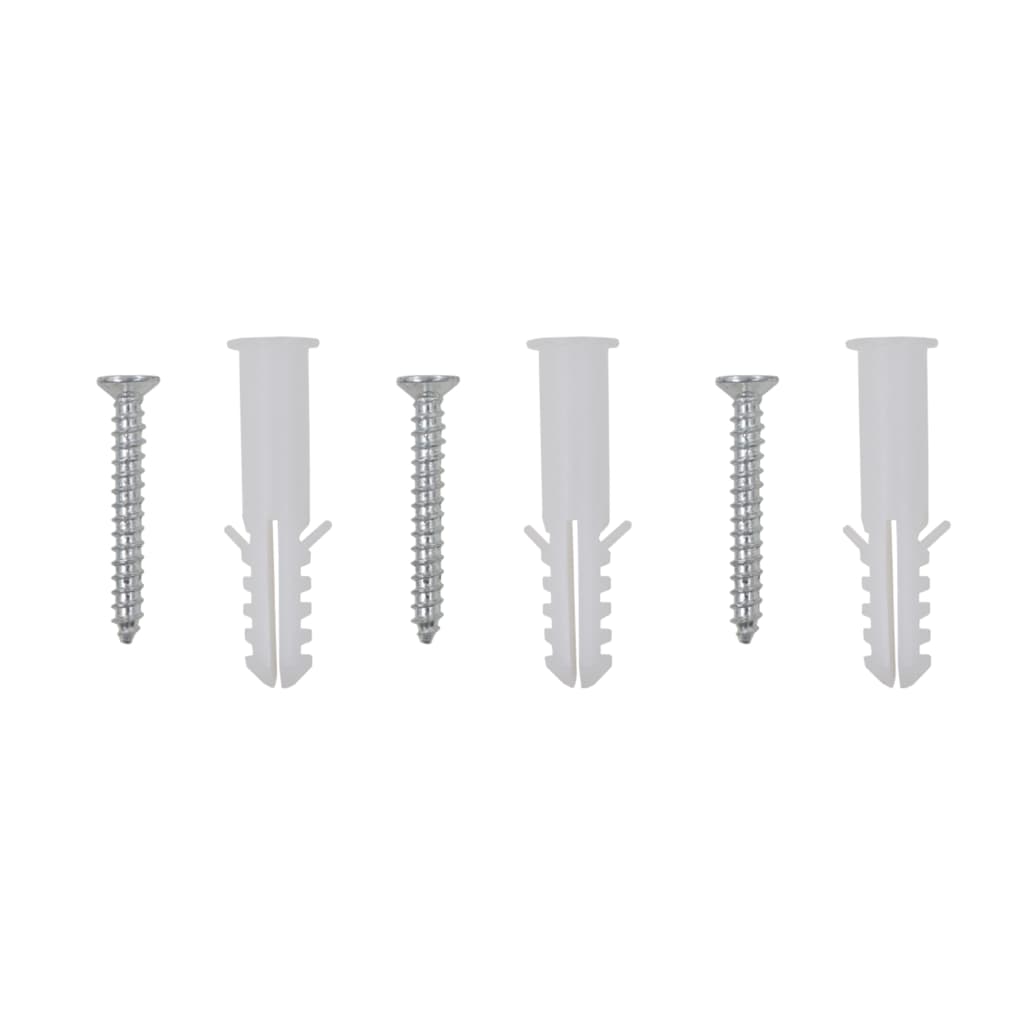 Espejos de pared rectangulares 2 unidades vidrio 60x40 cm
