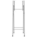 Patas de mesa plegables acero galvanizado plata 45x53x108 cm