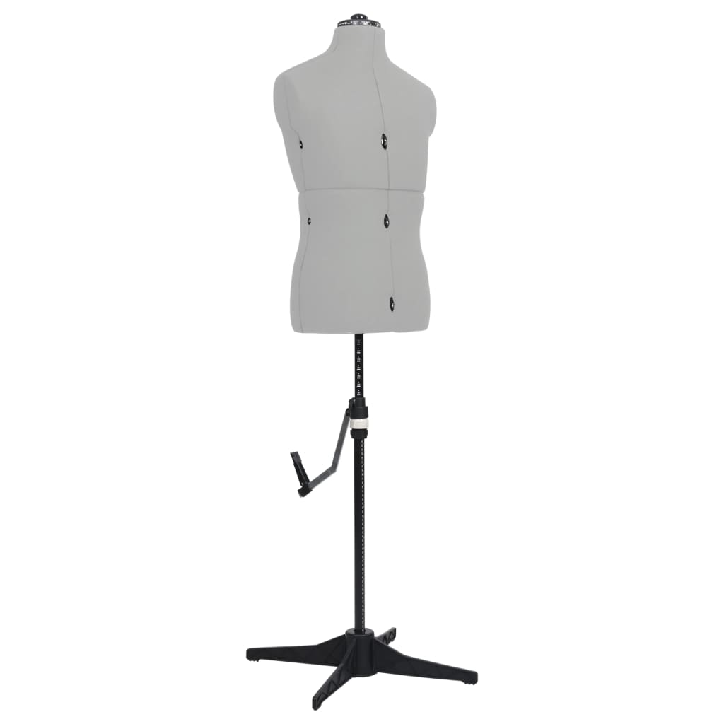 Maniquí de sastre ajustable hombre color crema talla 37-45