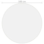 Protector de mesa PVC mate Ø 100 cm 1,6 mm