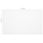 Protector de mesa PVC mate 100x60 cm 1,6 mm