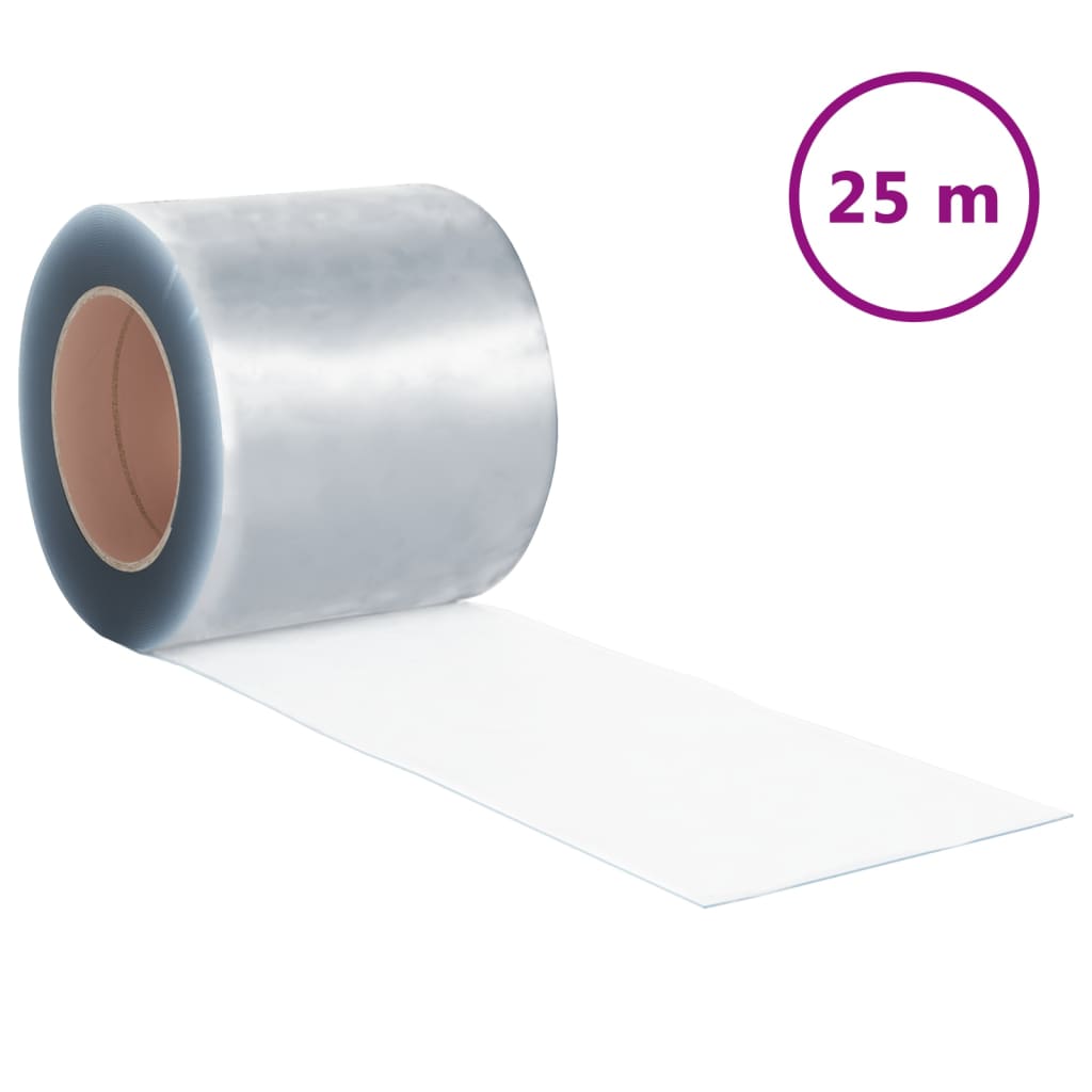 Rollo de cortina de tiras PVC 1,6mm x 200mm 25 m