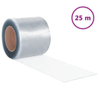 Rollo de cortina de tiras PVC 1,6mm x 200mm 25 m