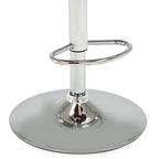 Taburetes de cocina 2 uds madera curvada cuero sintético crema