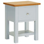 Mesita de noche de madera de roble maciza 36x30x47 cm