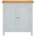 Aparador de madera de roble maciza 70x35x75 cm