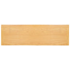 Mesa consola de madera maciza de roble 83x30x73 cm