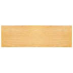 Aparador de madera maciza de roble 110x33,5x70 cm