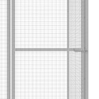 Jaula para gatos acero galvanizado 1,5x1,5x1,5 m