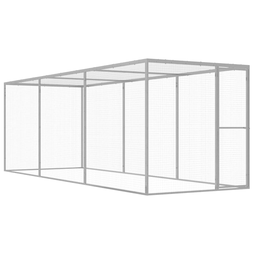 Jaula para gatos acero galvanizado 1,5x1,5x1,5 m