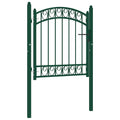 | Puerta de cerca | con cerradura Verde 100 x 175 cm