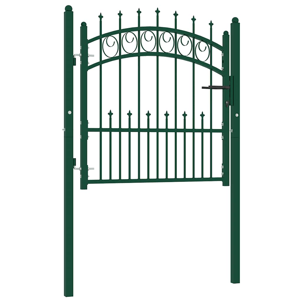 | Fence gate | with lock Green 100 x 175 cm