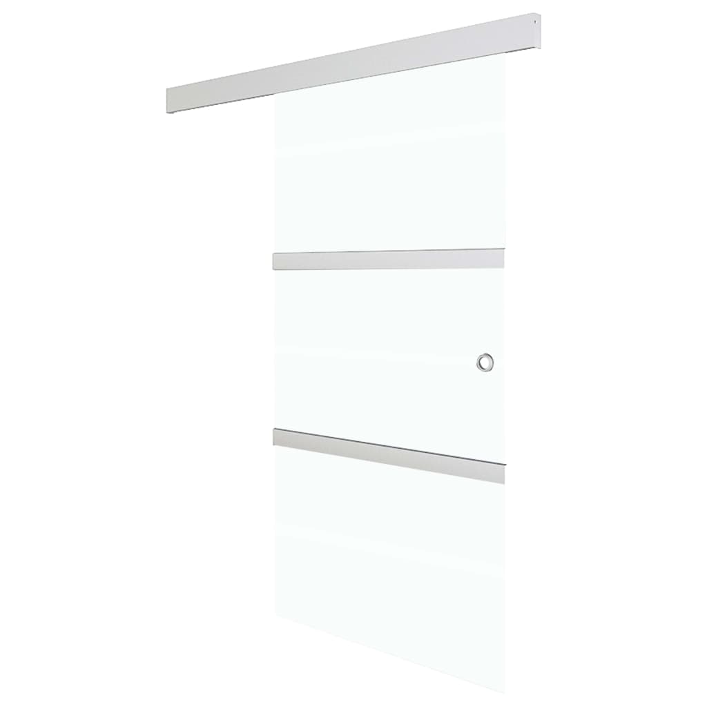 Sliding door with soft close, ESG glass and aluminum 76x205 cm