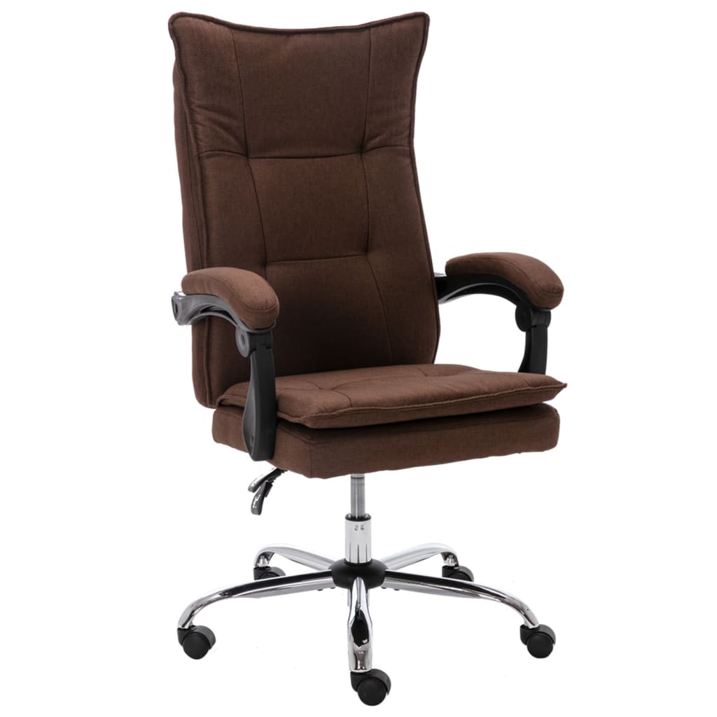 Silla de oficina de cuero sintético gris antracita